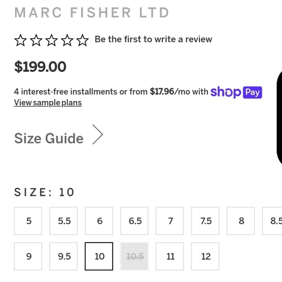 Marc Fisher Womens Ellard Pointy Toe Boots Ankle Booties Classic Leather Black - Picture 3 of 14